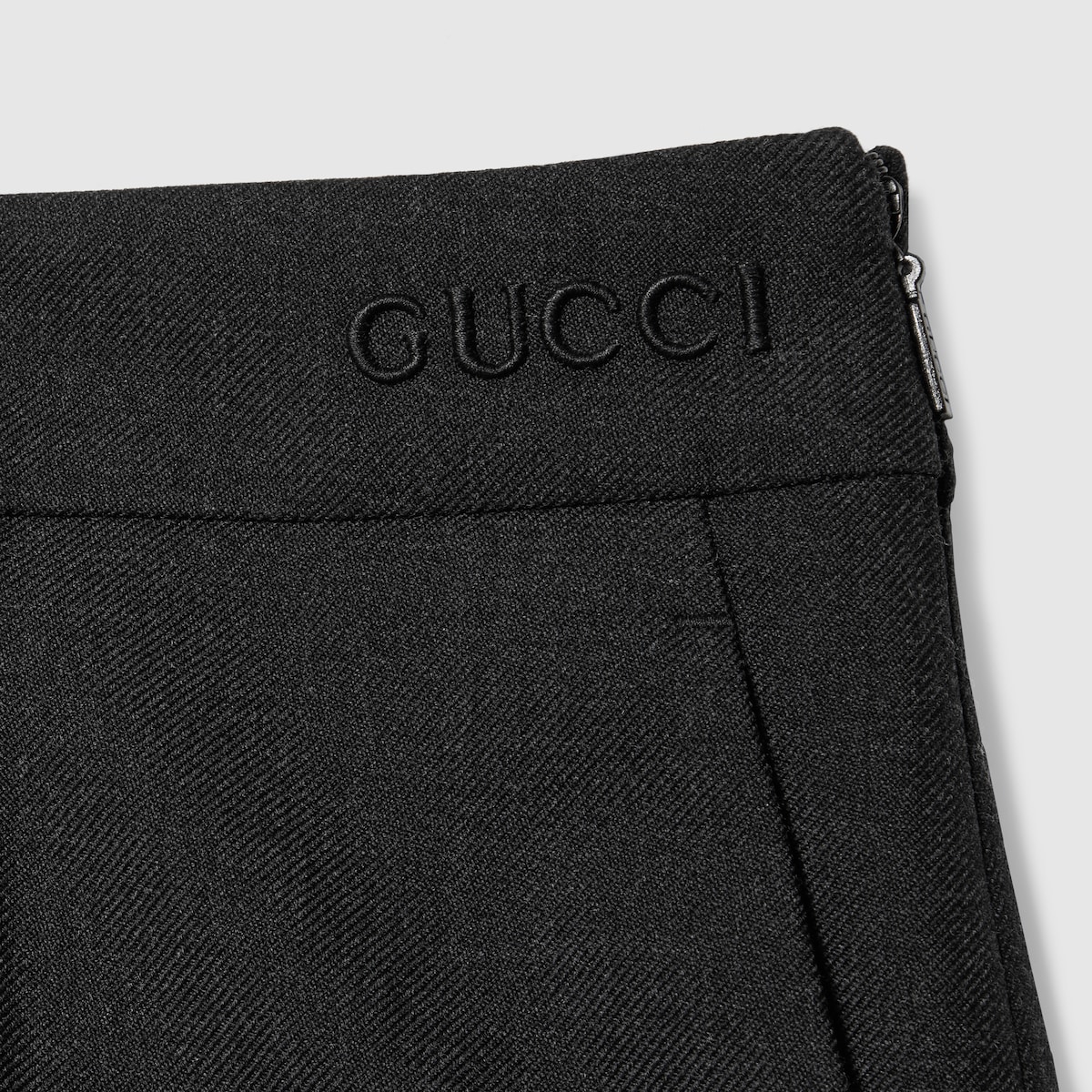 Wool gabardine pant