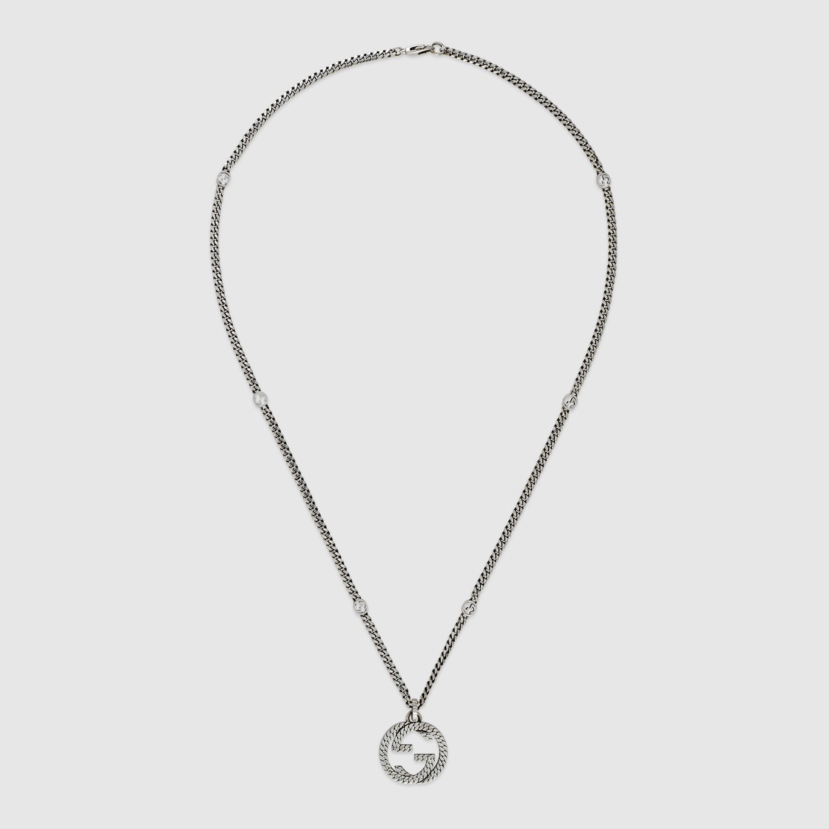 Discount Gucci Interlocking G Pendant Necklace