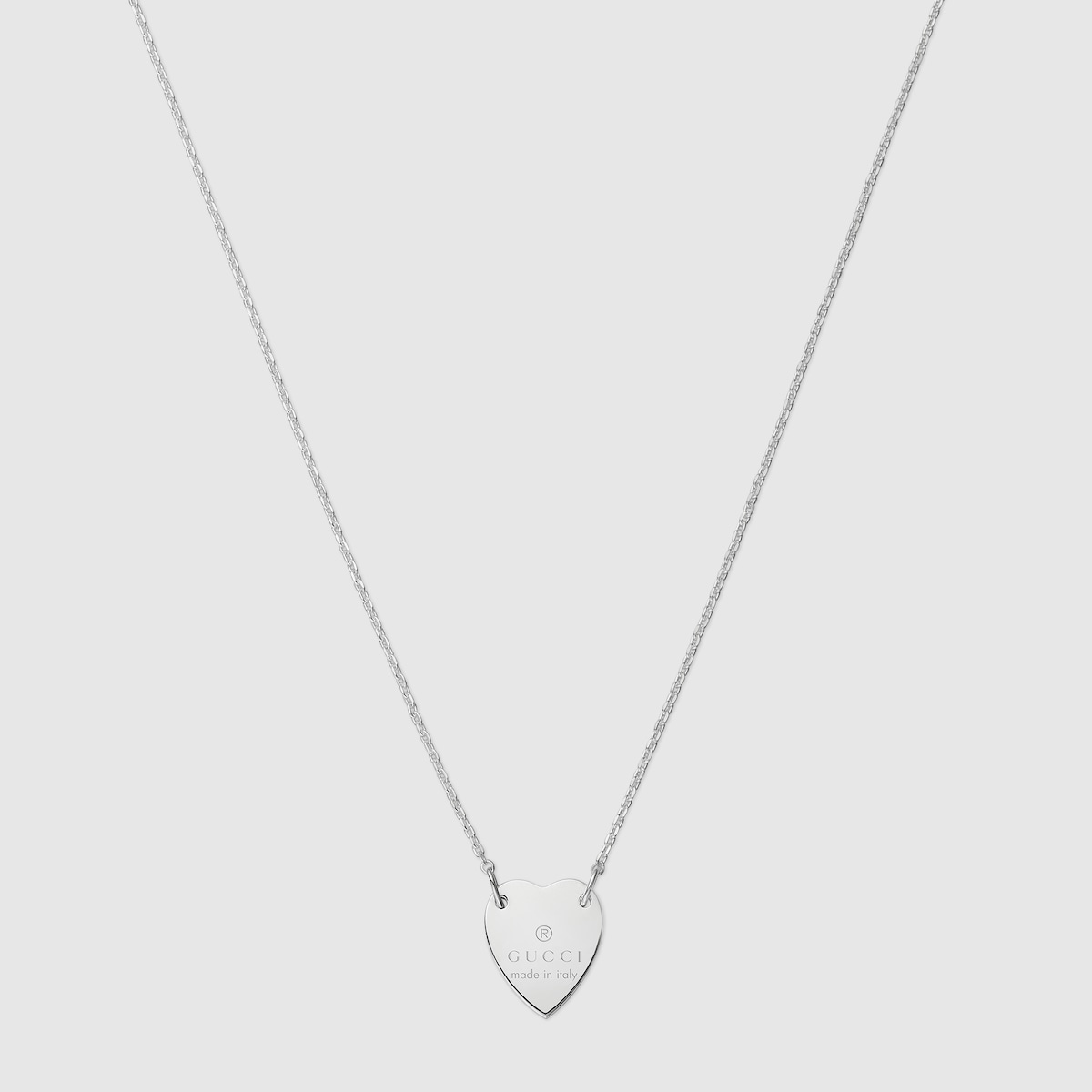 Heart Necklace in 925 Sterling Silver with Pendant