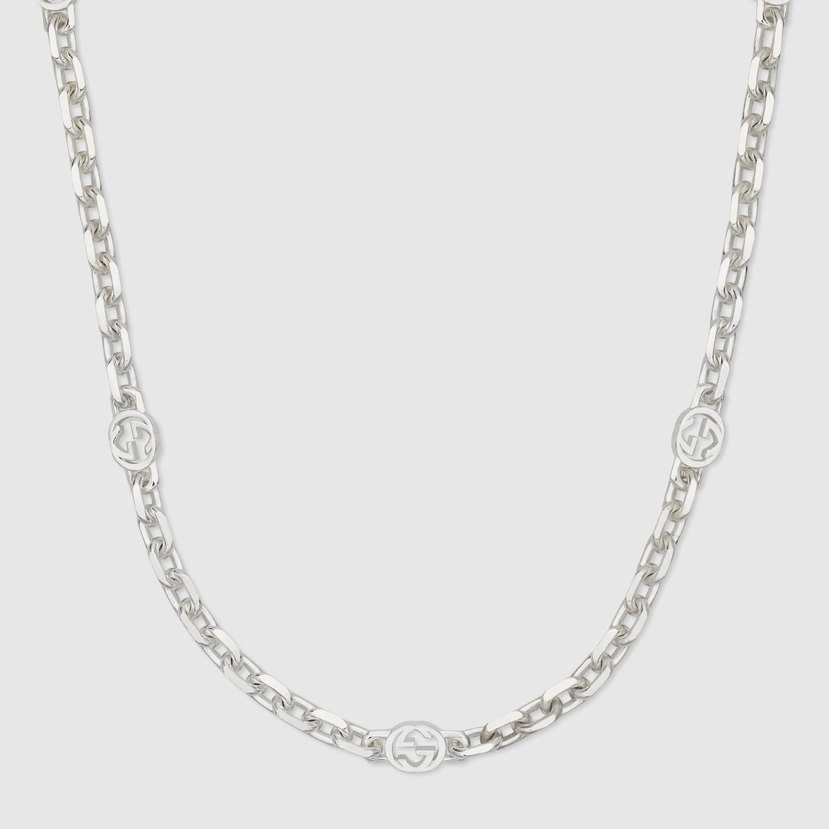 アクセサリーその他 GUCCI 'Gucci Interlocking' necklace Gucci Interlocking chain necklace in 925 sterling silver