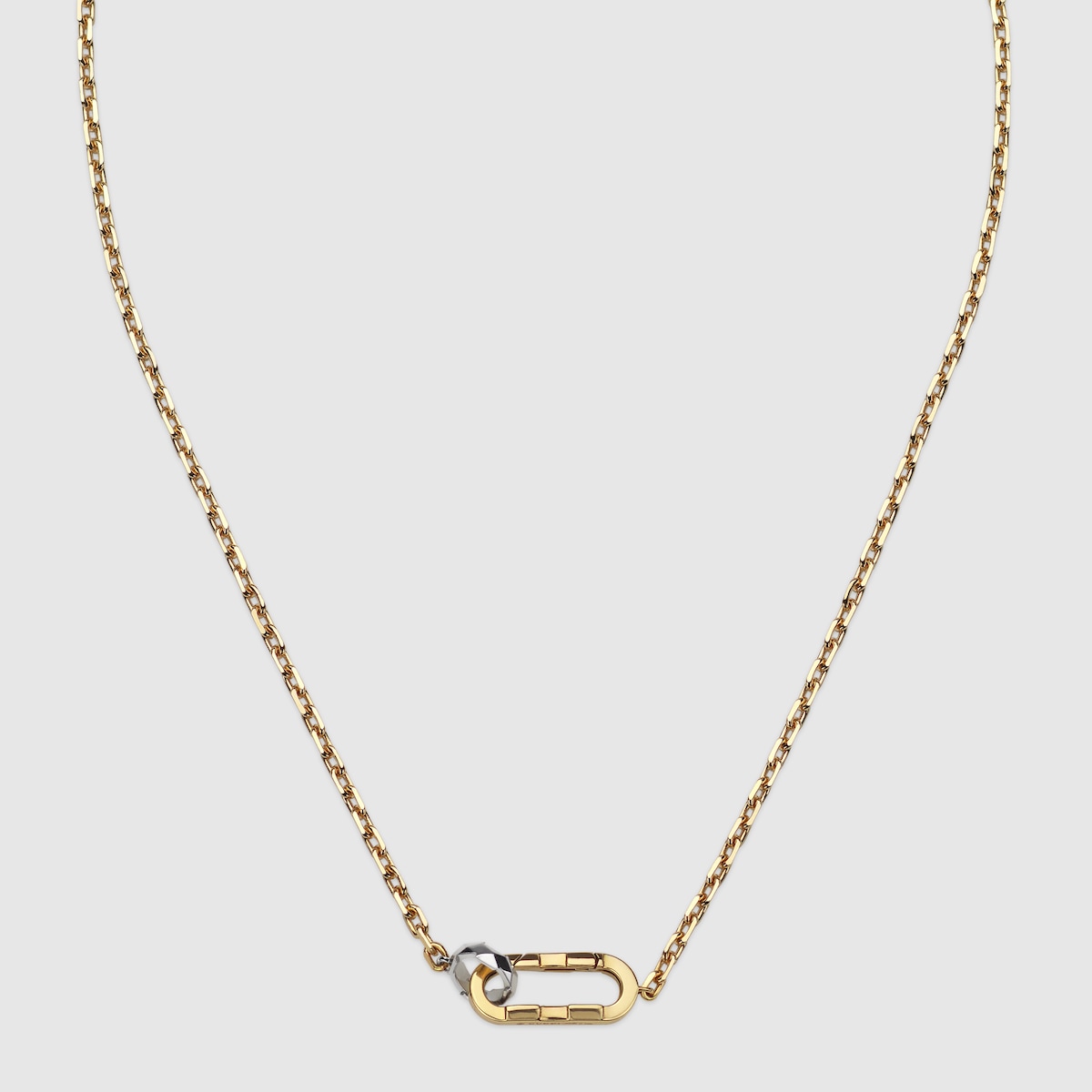 楽天市場】GUCCI グッチ K18YG G ロゴ リンク スクエア チェーン