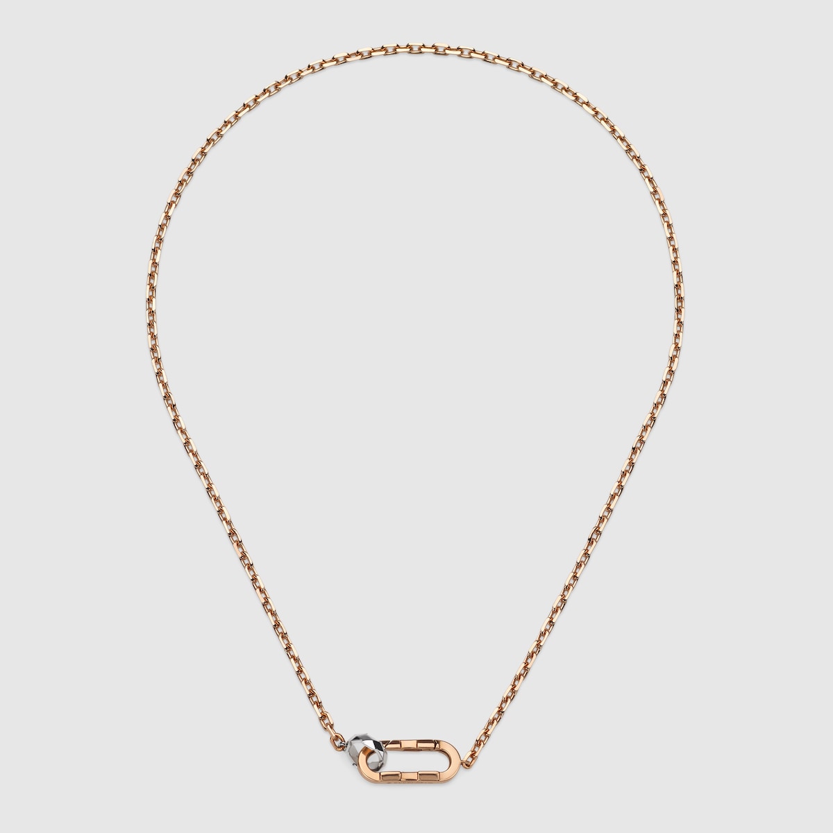 CHaaannn♡ᵕ̈*⑅ Gucci Link to Love 18k chain necklace in 18k rose gold