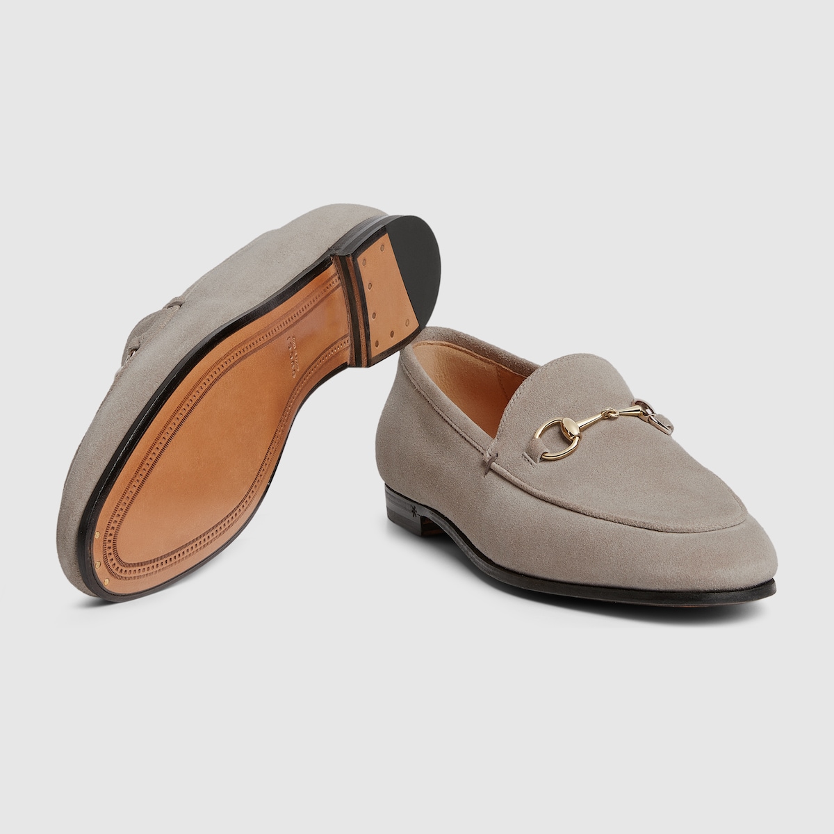 Women s Gucci Jordaan loafer in dark beige suede GUCCI US