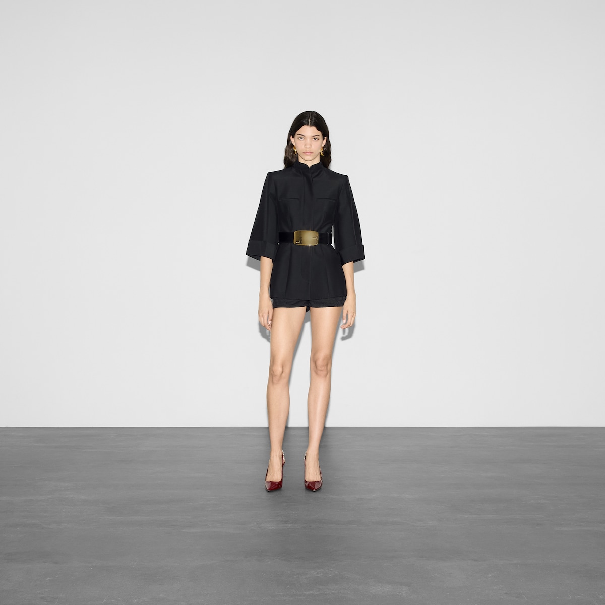 Soft wool silk jacket