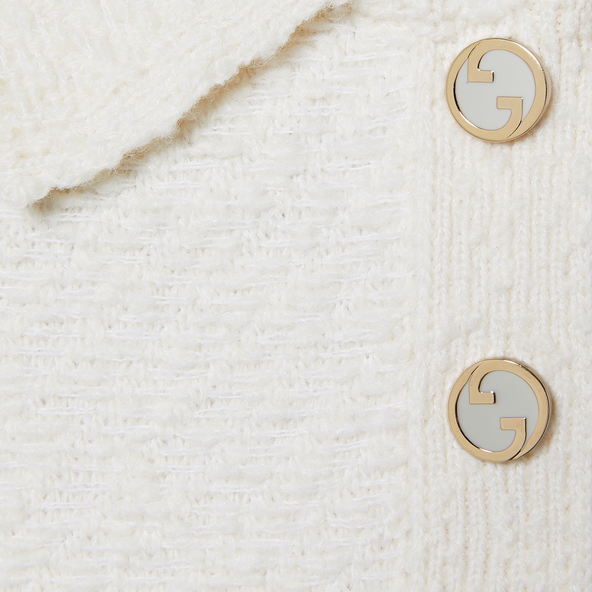 ワンピース GUCCI WHITE AND BLUE WOOL POLO DRESS 797895_XKD8E_9200_003_100_0000