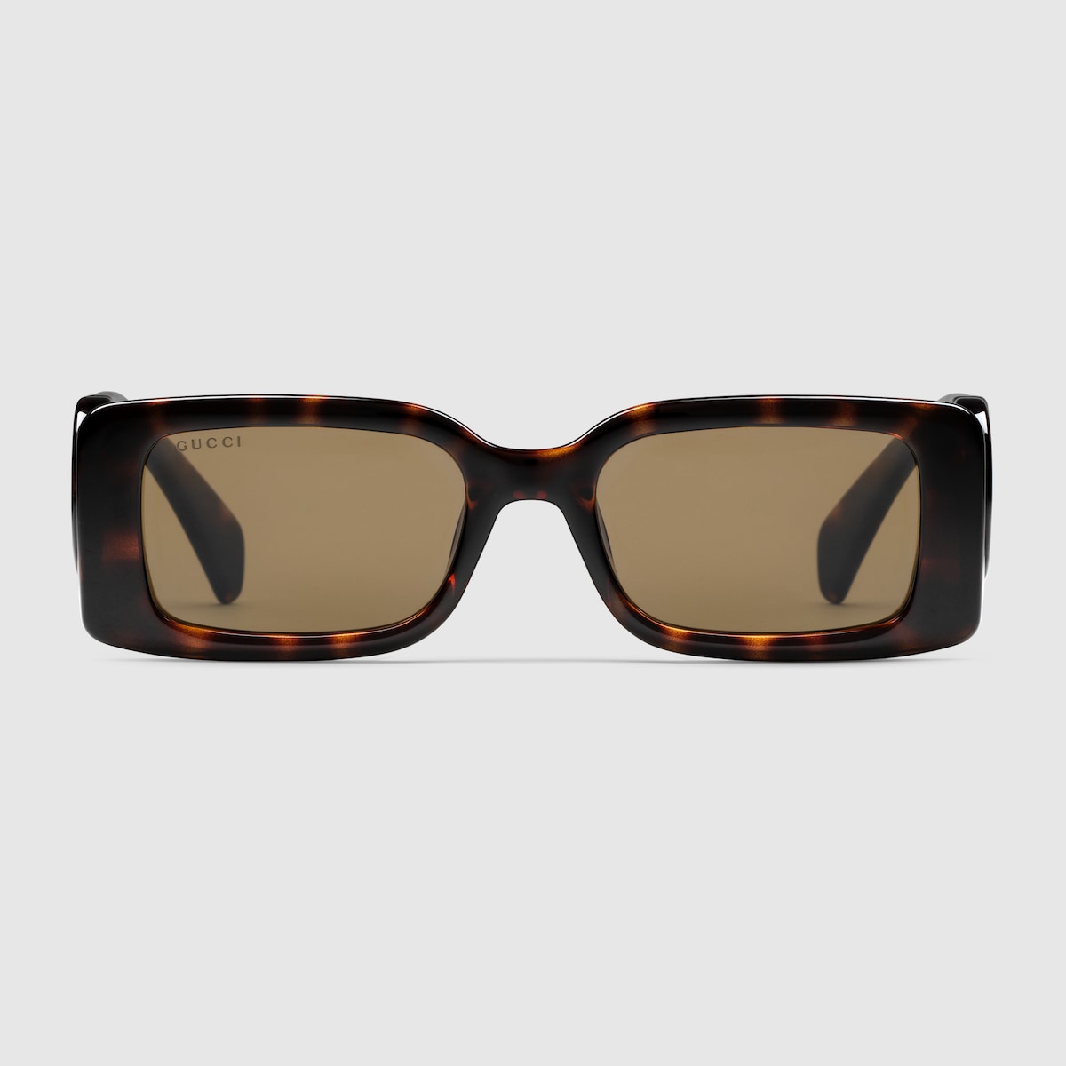 小物 GUCCI sunglasses rectangle logo brown Rectangular frame sunglasses in tortoiseshell | GUCCI® US