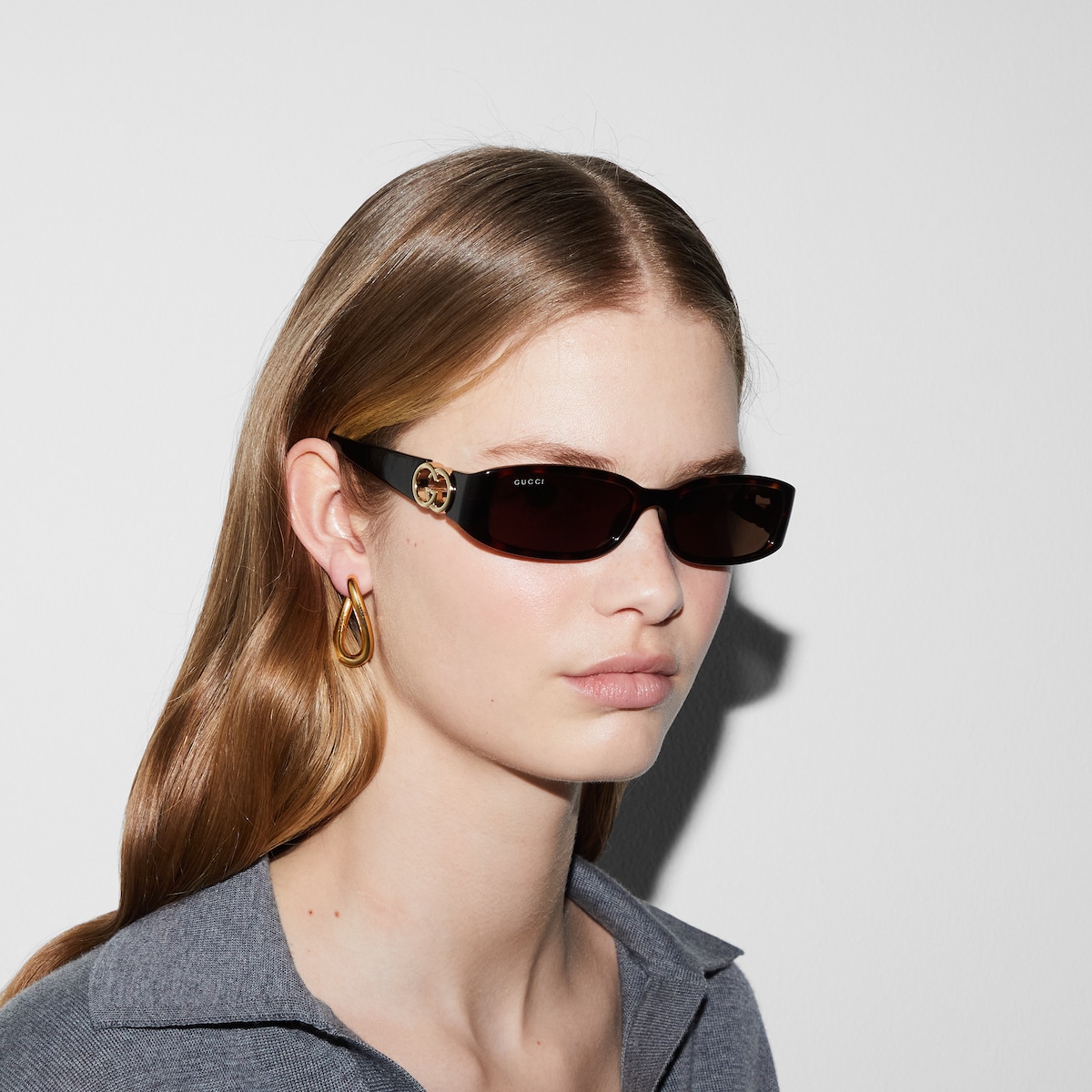 Gucci sunglasses interlocking GG 3176/K/S 60□15 130 Brown