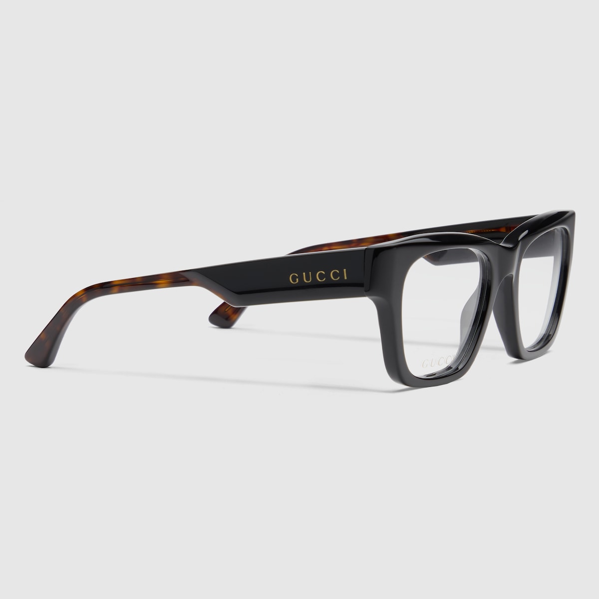 Square optical frame in black GUCCI Canada