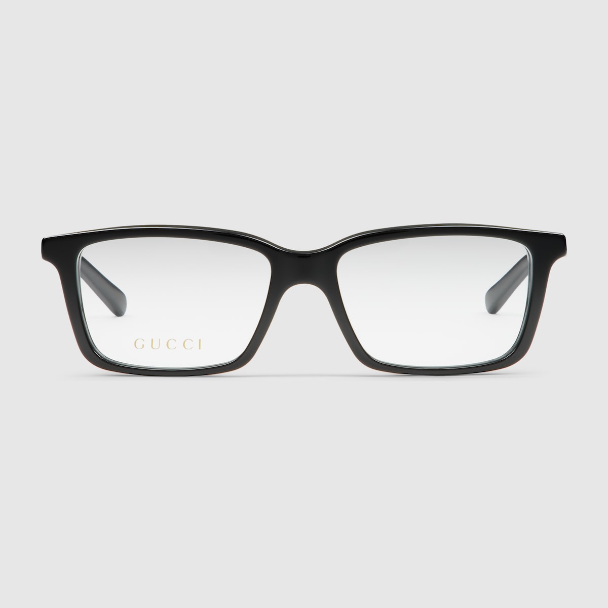 Rechteckiges Brillengestell in schwarz | GUCCI® DE 