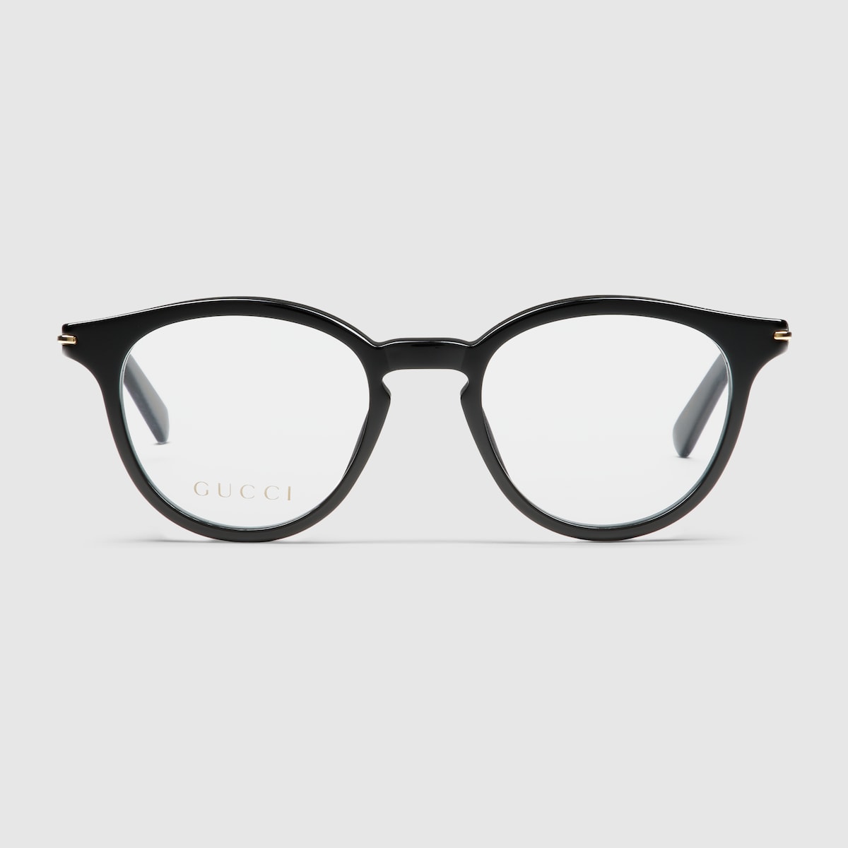 Monture optique ronde en noir GUCCI BE