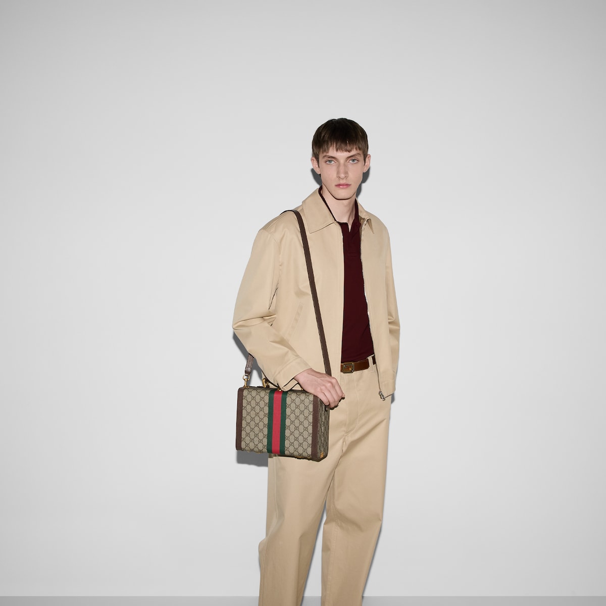 Gucci Savoy medium rigid suitcase