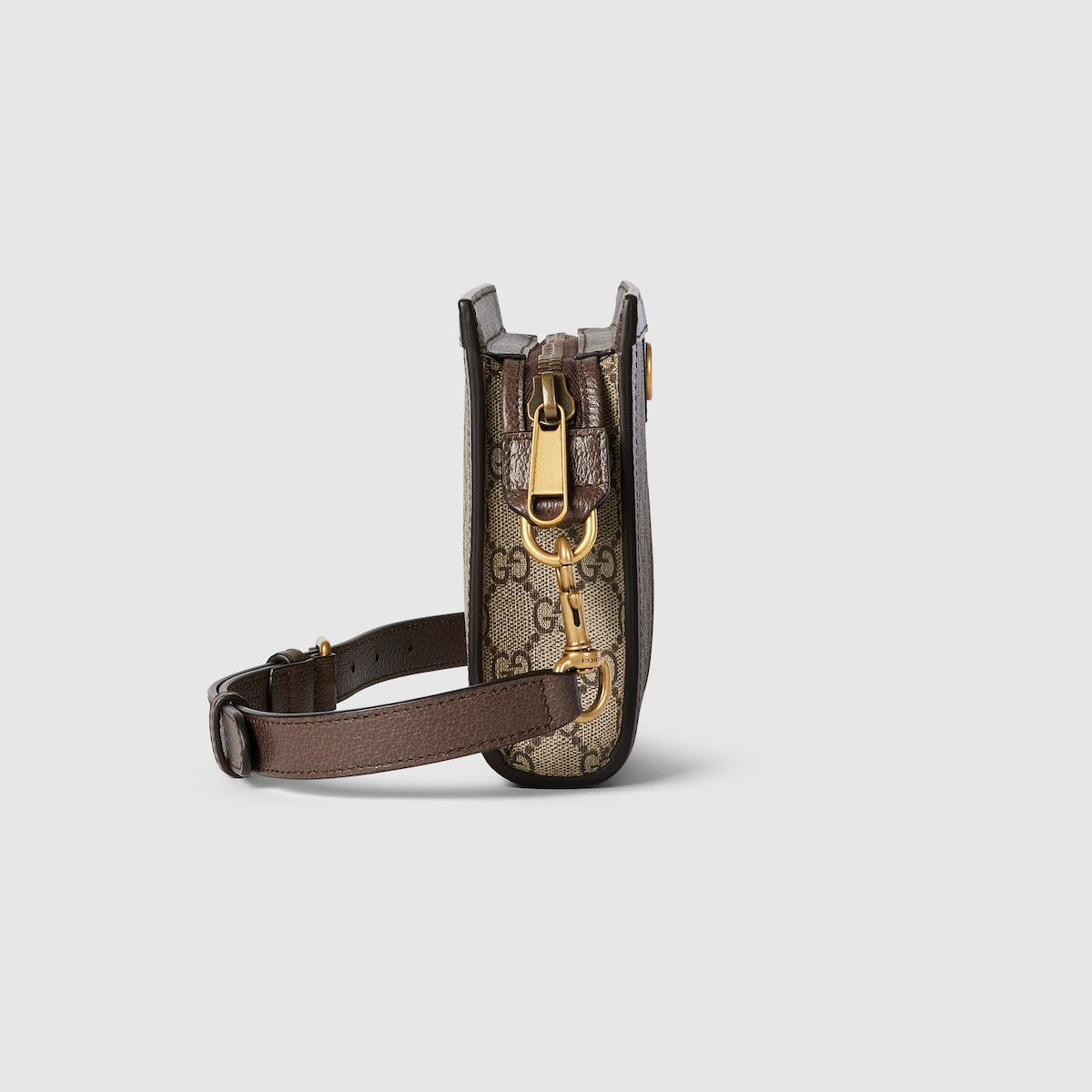 【GUCCI】 ebony ophidia gg small shoulder bag （関税送料込） GUCCI Ophidia Small Beige And Ebony GG Canvas Shoulder Bag