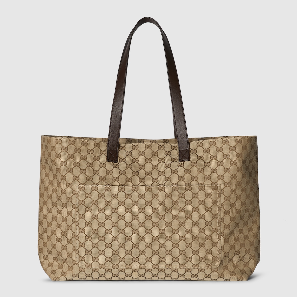 Gucci brown canvas tote on sale