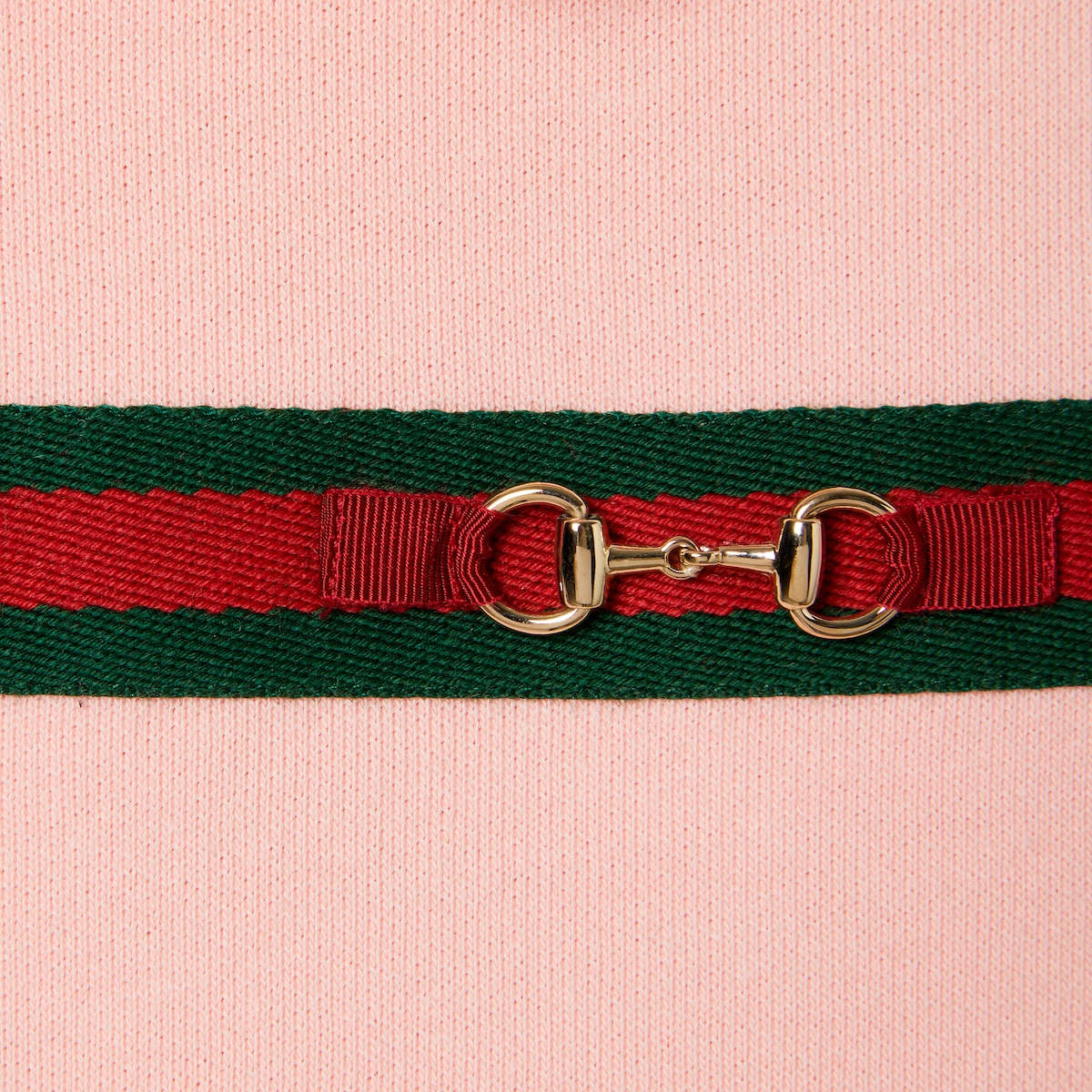 Baby cotton dress with Web in pink | GUCCI® US