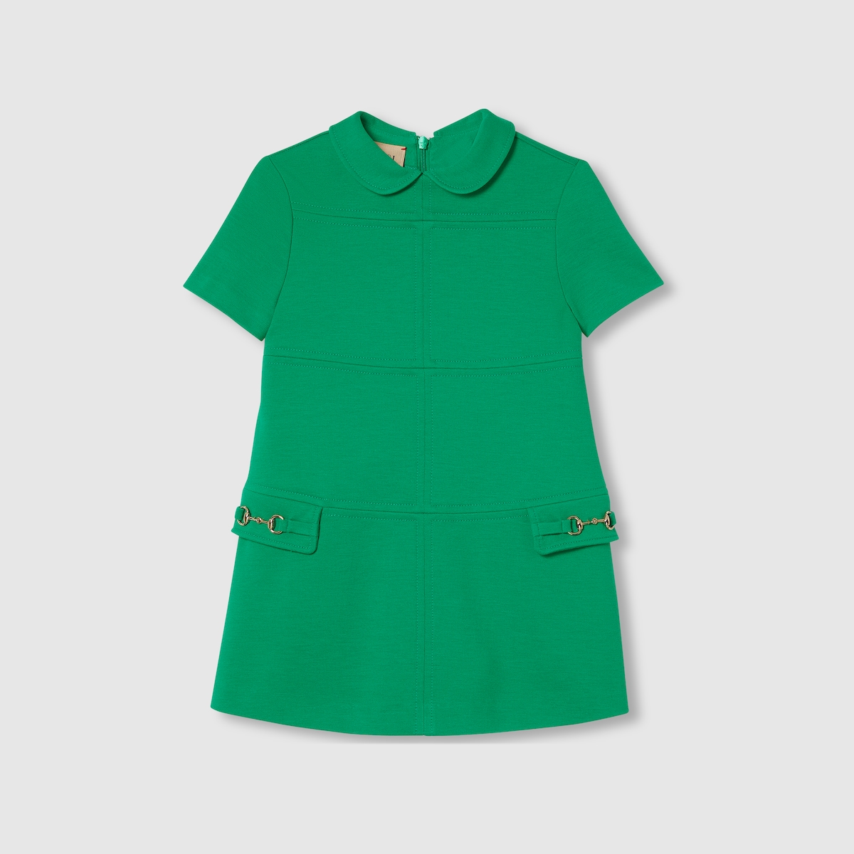 GUCCI Kids Viscose Jersey Dress Size 12 Green