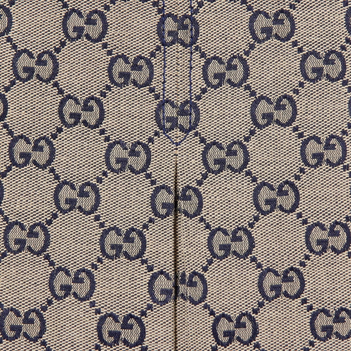 Children's GG canvas skirt in camel and dark brown - thumbnail 4