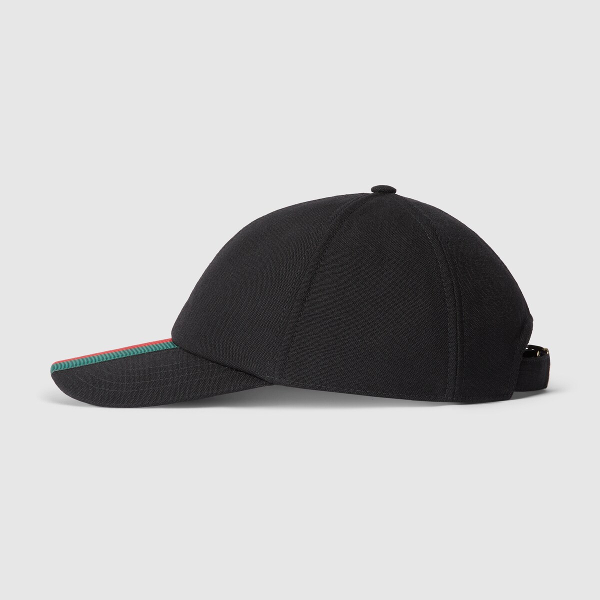 Casquette en toile avec bande Web en noir | GUCCI® FR Casquette en toile avec bande Web en noir | GUCCI® FR