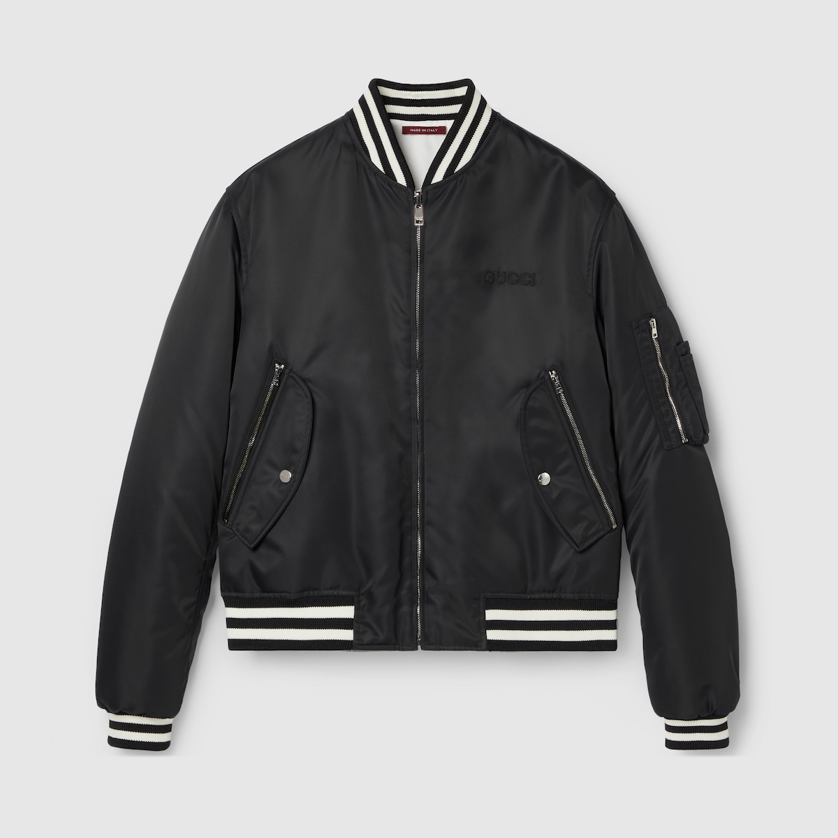 Gucci bomber jacket reversible store