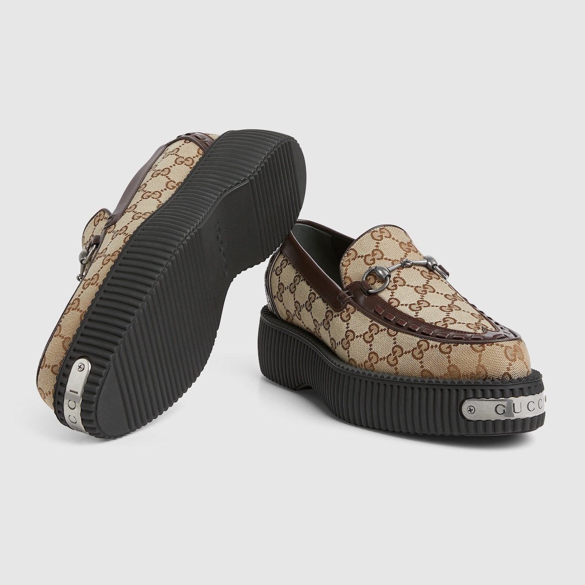 Gucci monogram loafers mens best sale