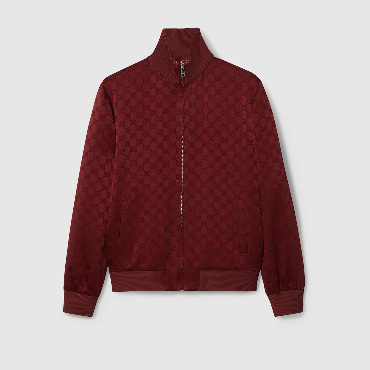 GUCCI  デニムジャケット　赤　サイズ38  ▲1 GUCCI 496919-X9L13 Other Track Jacket GG Jacquard S Cotton
