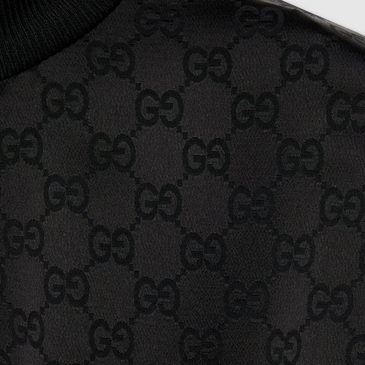 Short GG viscose jacquard dress in black | GUCCI® US
