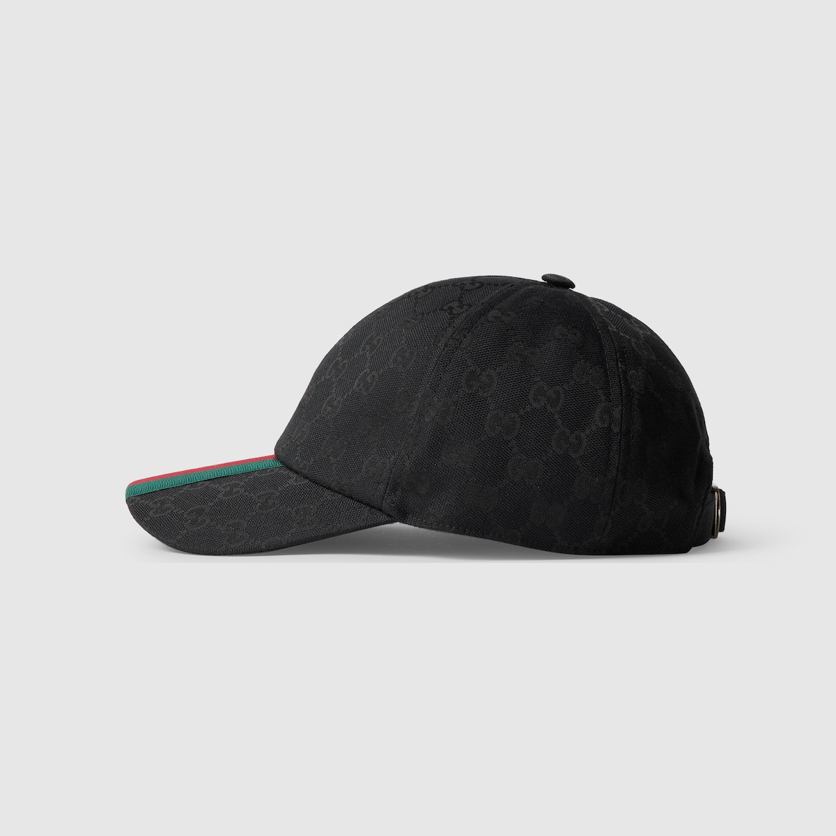 GUCCI GGキャンバス キャップ ブラック GG canvas baseball hat in black | GUCCI® US