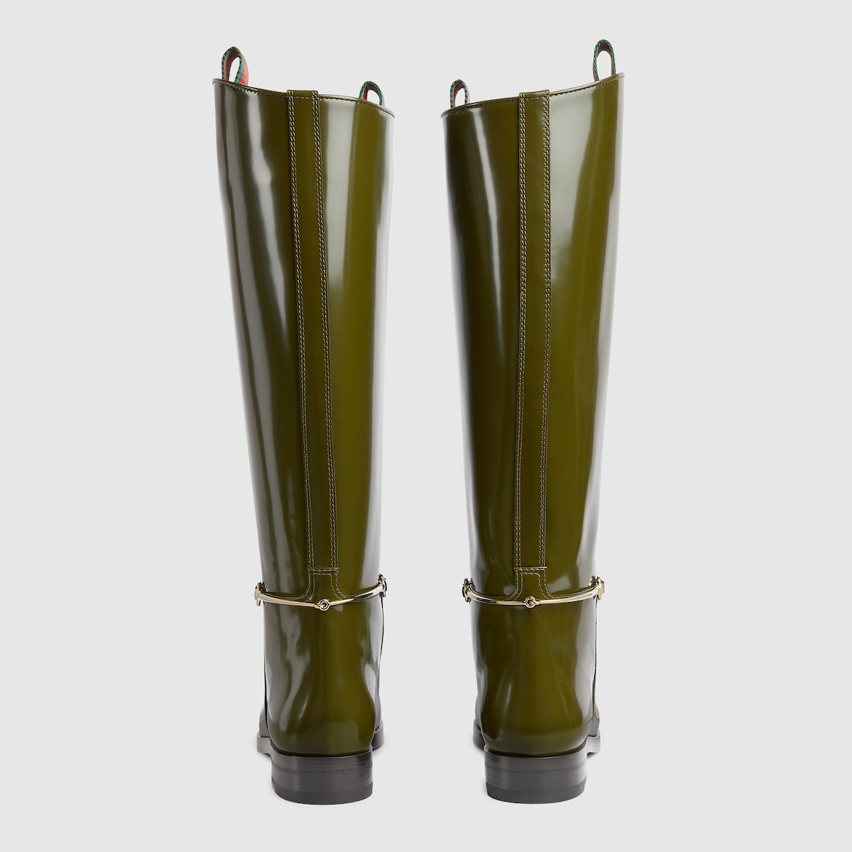 Gucci green boots cheap