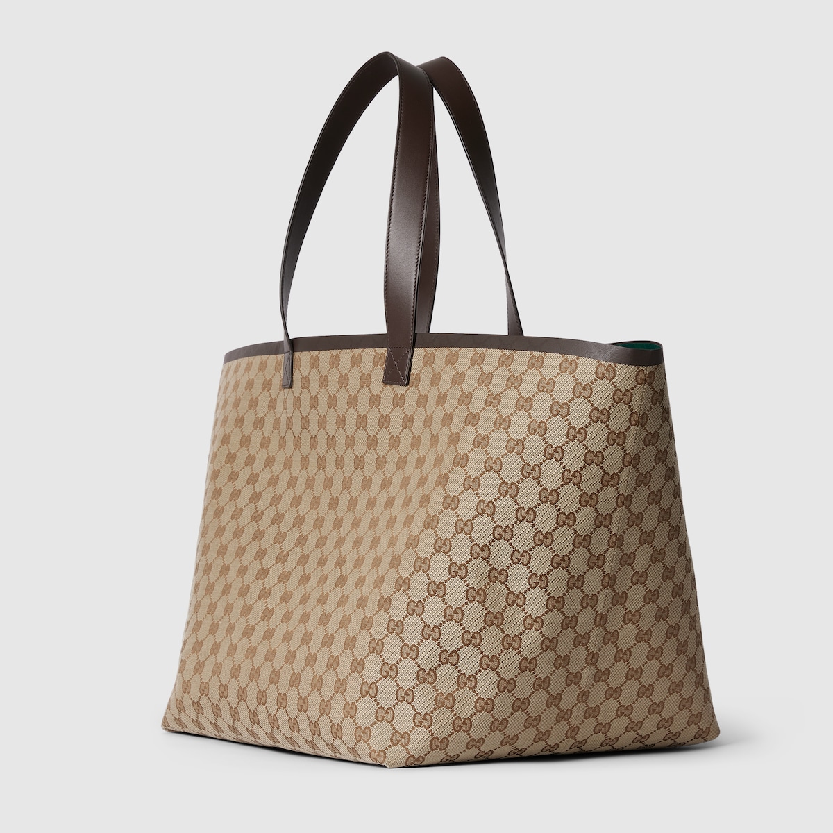 Gucci Totissima large tote bag in beige and ebony GG canvas GUCCI Canada