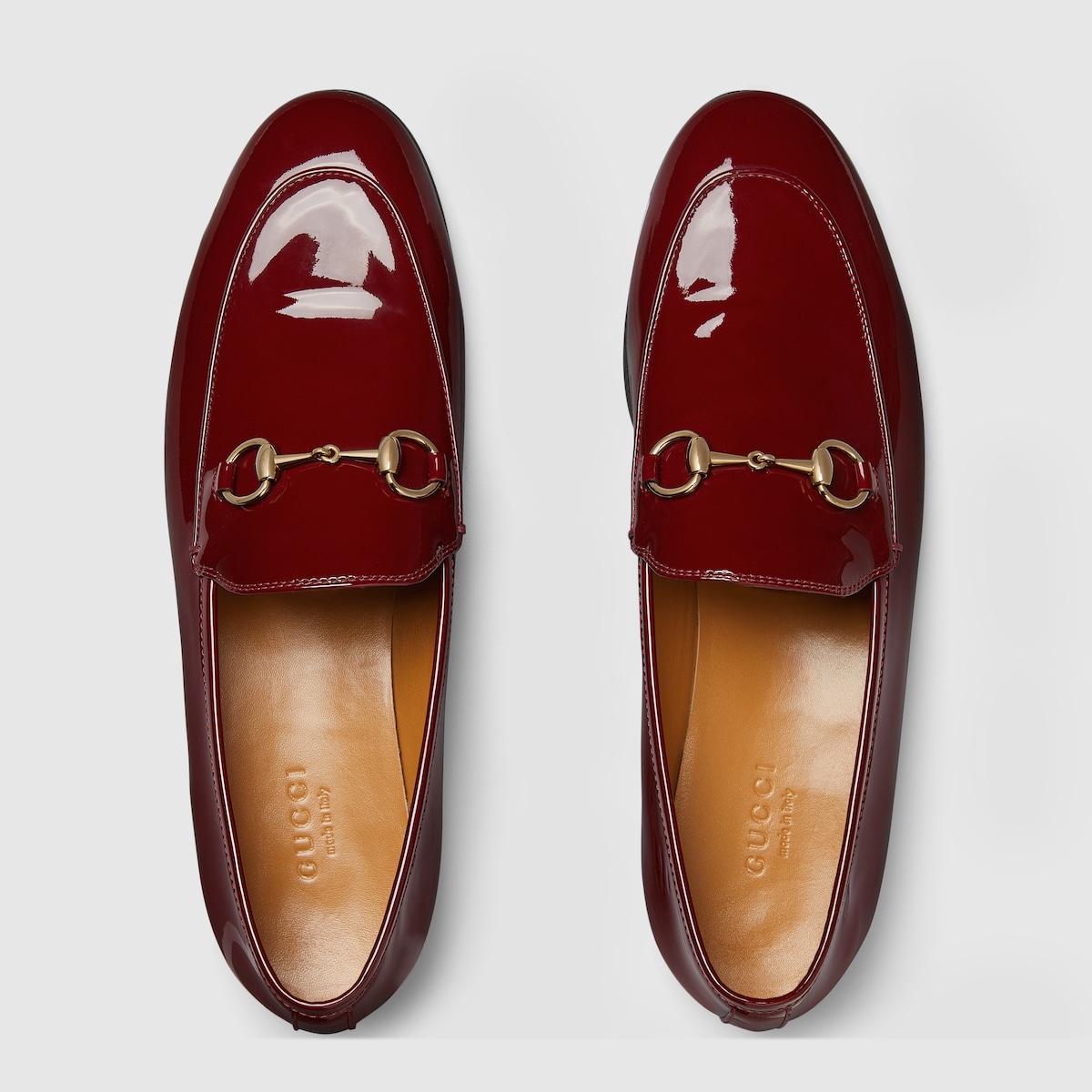 Women s Gucci Jordaan loafer in Rosso Ancora patent leather GUCCI Canada