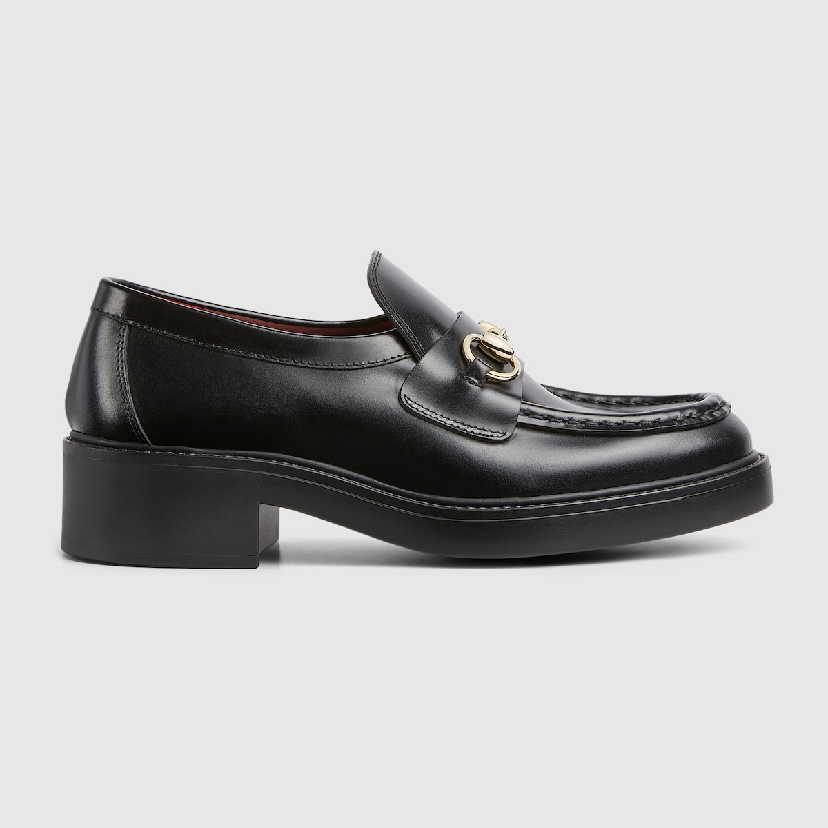 ご自宅用限定お買い得品 leather black in Horsebit with loafer Women's | US GUCCI® 靴
