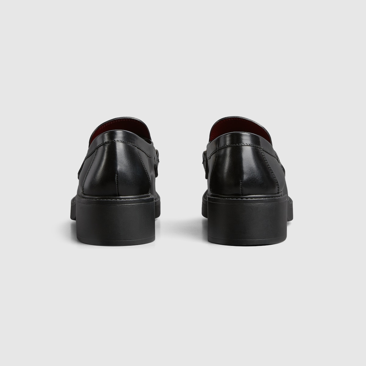Women's loafer with Horsebit in black leather | GUCCI® US