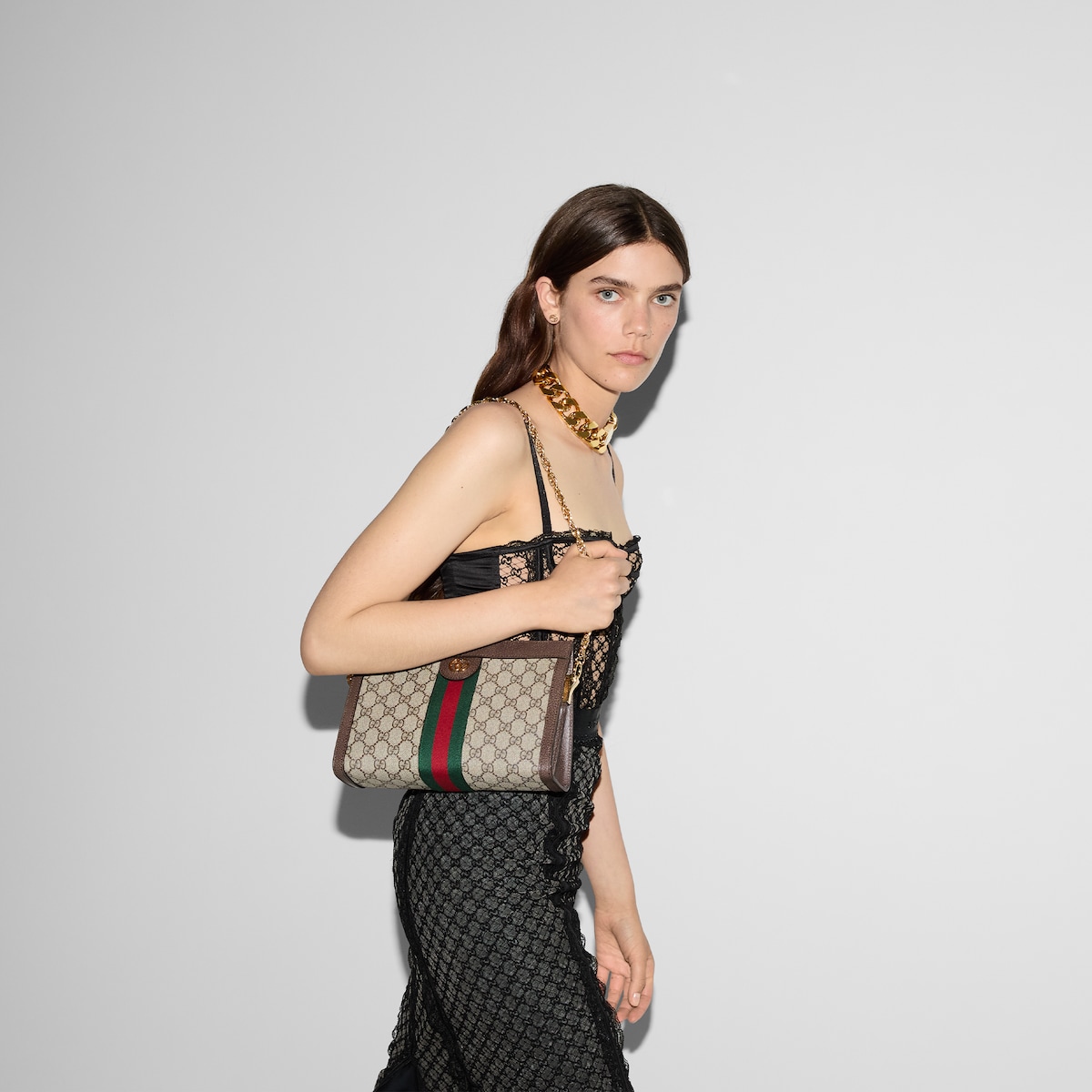 Gucci ophidia mini transparent bag sale