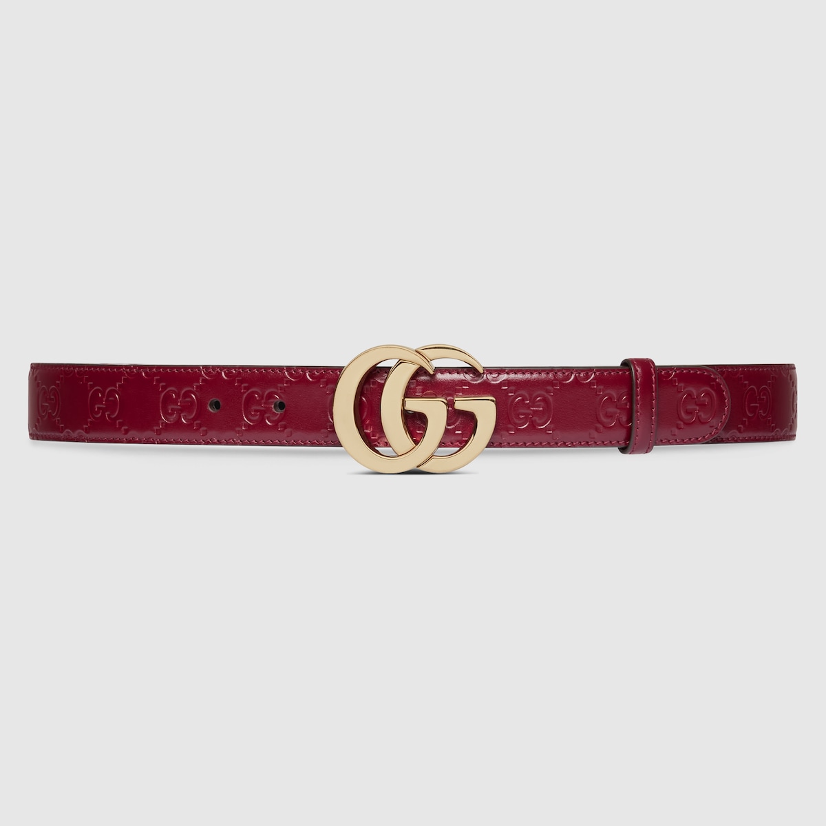 GUCCI GG Milano Belt Size Gucci 100 Bordeaux Leather