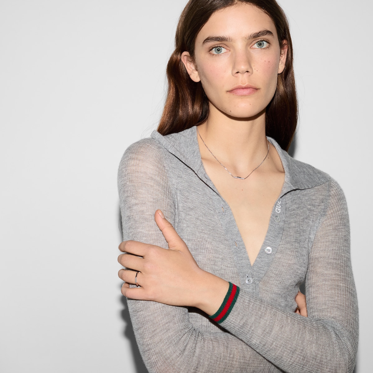 Gucci Link to Love mirrored ring