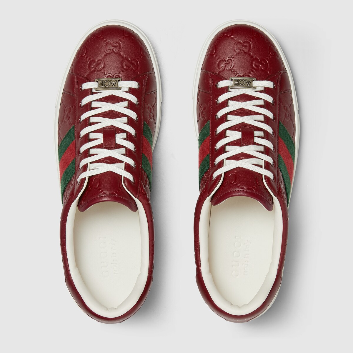 Scarpe gucci rosse uomo discount