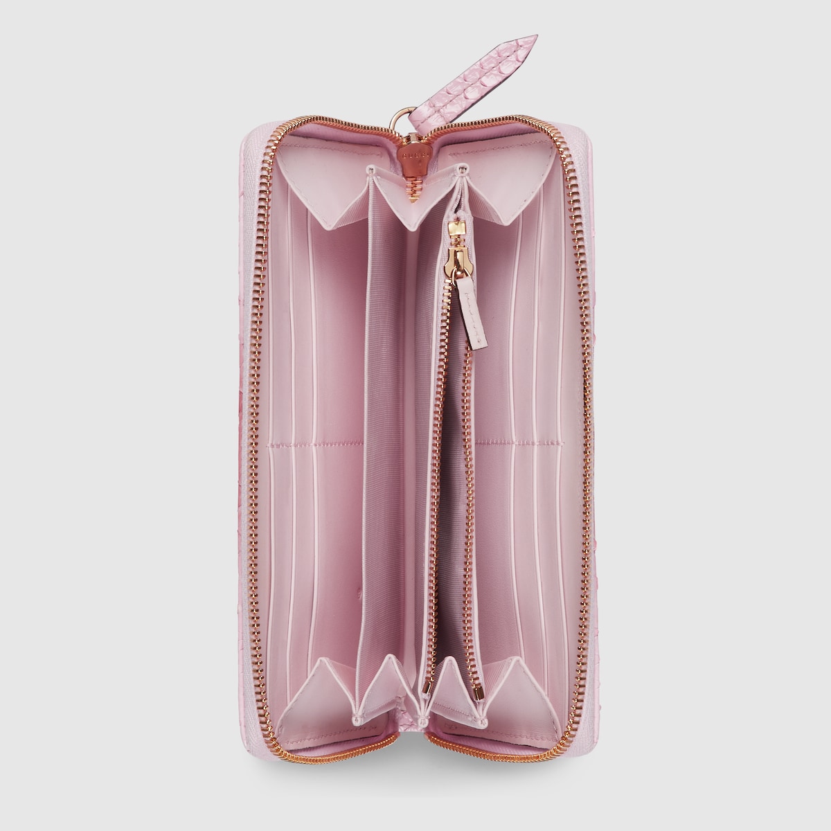 GUCCI 折り財布 コンパクトウォレット GG マイクロシマ レザー ピンク GUCCI 折り財布 コンパクトウォレット GG マイクロシマ レザー ピンク