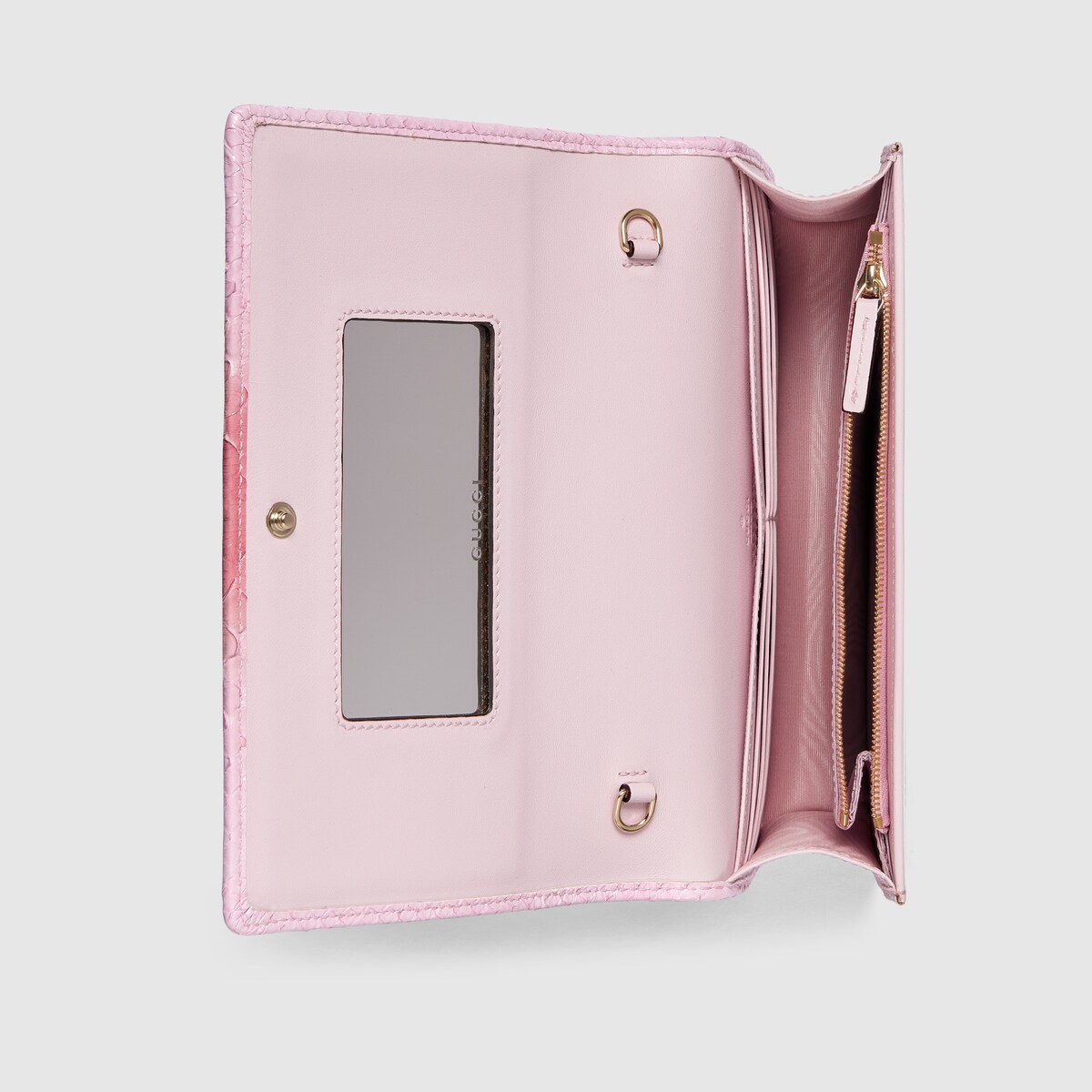 GG Marmont python chain wallet in gradient pink GUCCI US