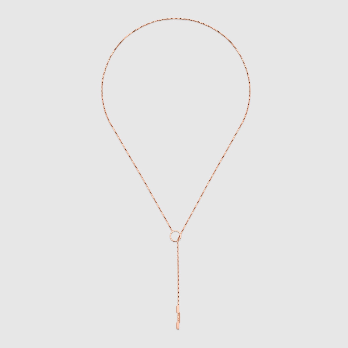 GUCCI ラリアット ネックレス Gucci Link to Love〕ラリアットネックレス 18k ゴールド ・18K