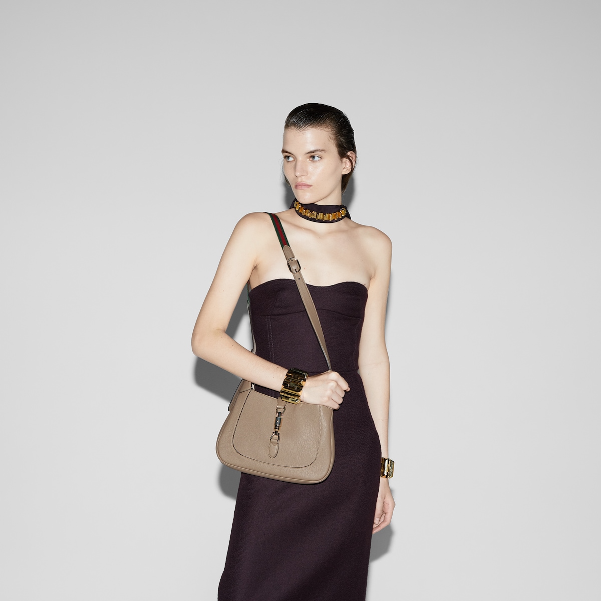 ショルダーバッグ・ポシェット GUCCI JACKIE 1961 LEATHER SHOULDER BAG GUCCI Jackie 1961 Small Leather Blue Shoulder Bag