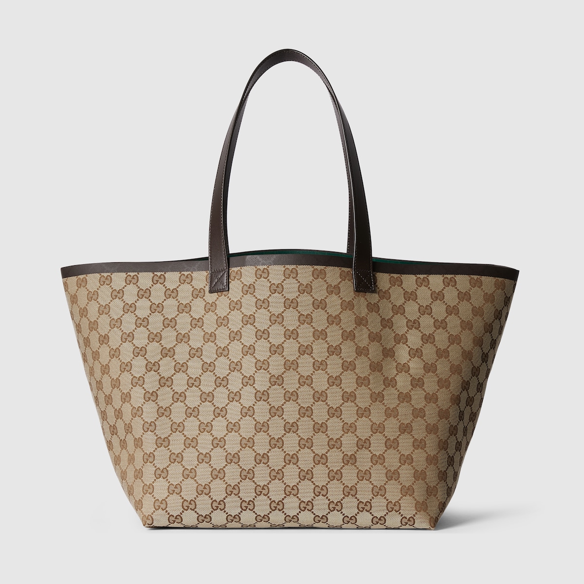 Bolsa tote mediana Gucci Totissima inlona GG beige y ebano GUCCI MX