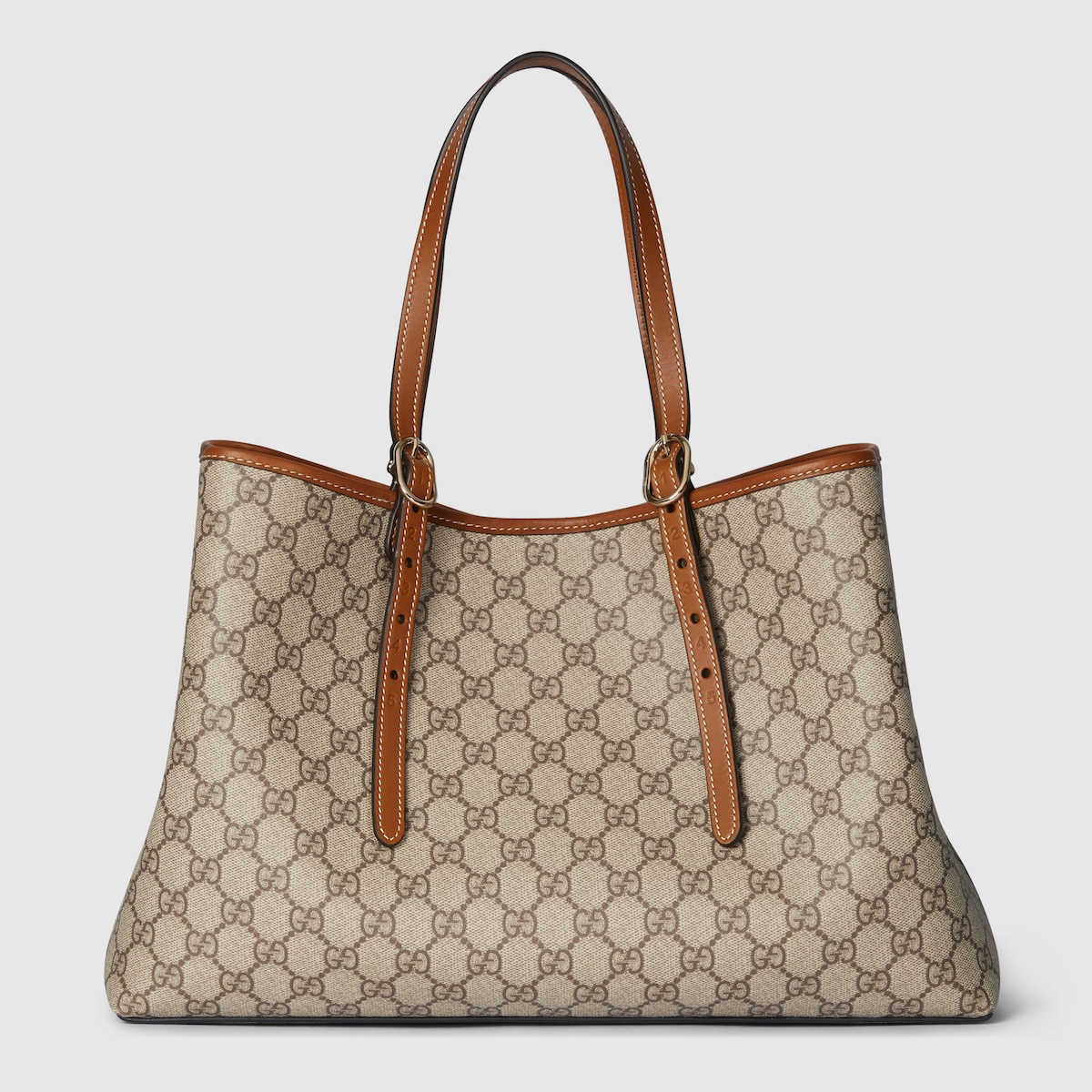 Gucci Brown Plus GG Coated Canvas Tote sold Bag