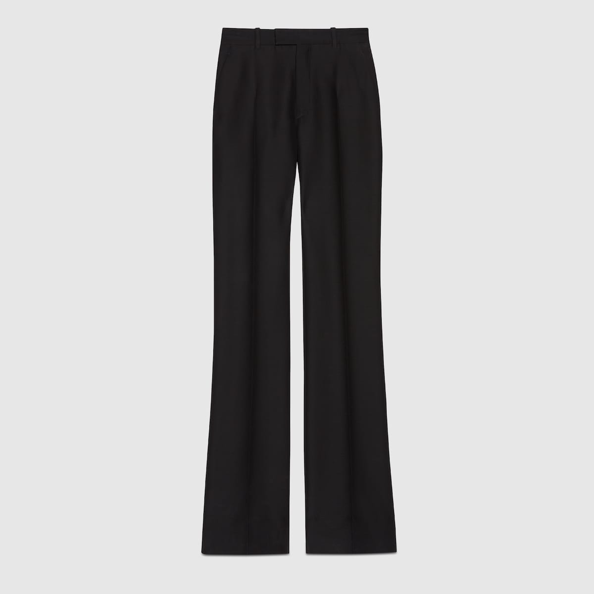 Wool silk pant in black | GUCCI® US