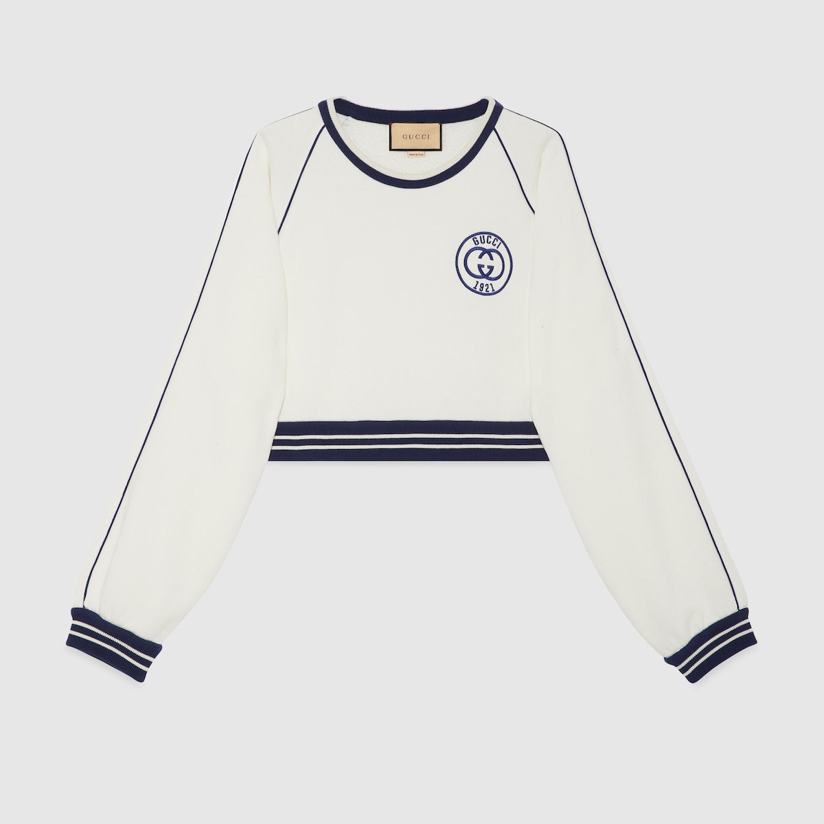 Gucci Ghost 'Diamond' cotton jersey outlet sweater