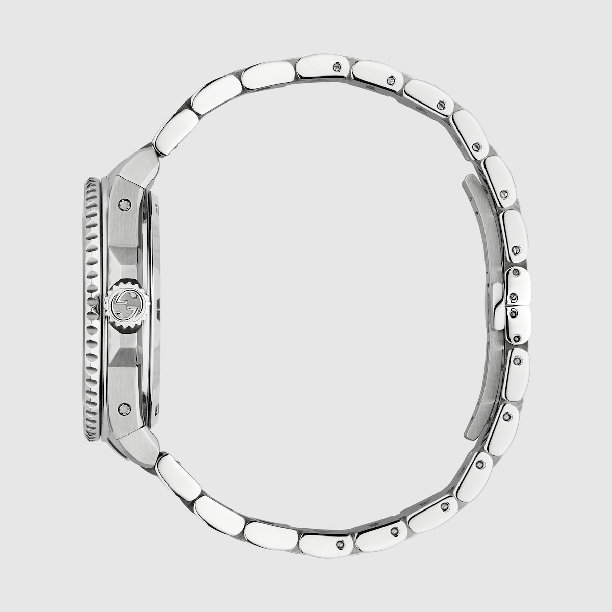 GUCCIブレスレットウォッチ GUCCI グッチ 102 ブレスレットウォッチ シェル文字盤 ブルーシェル