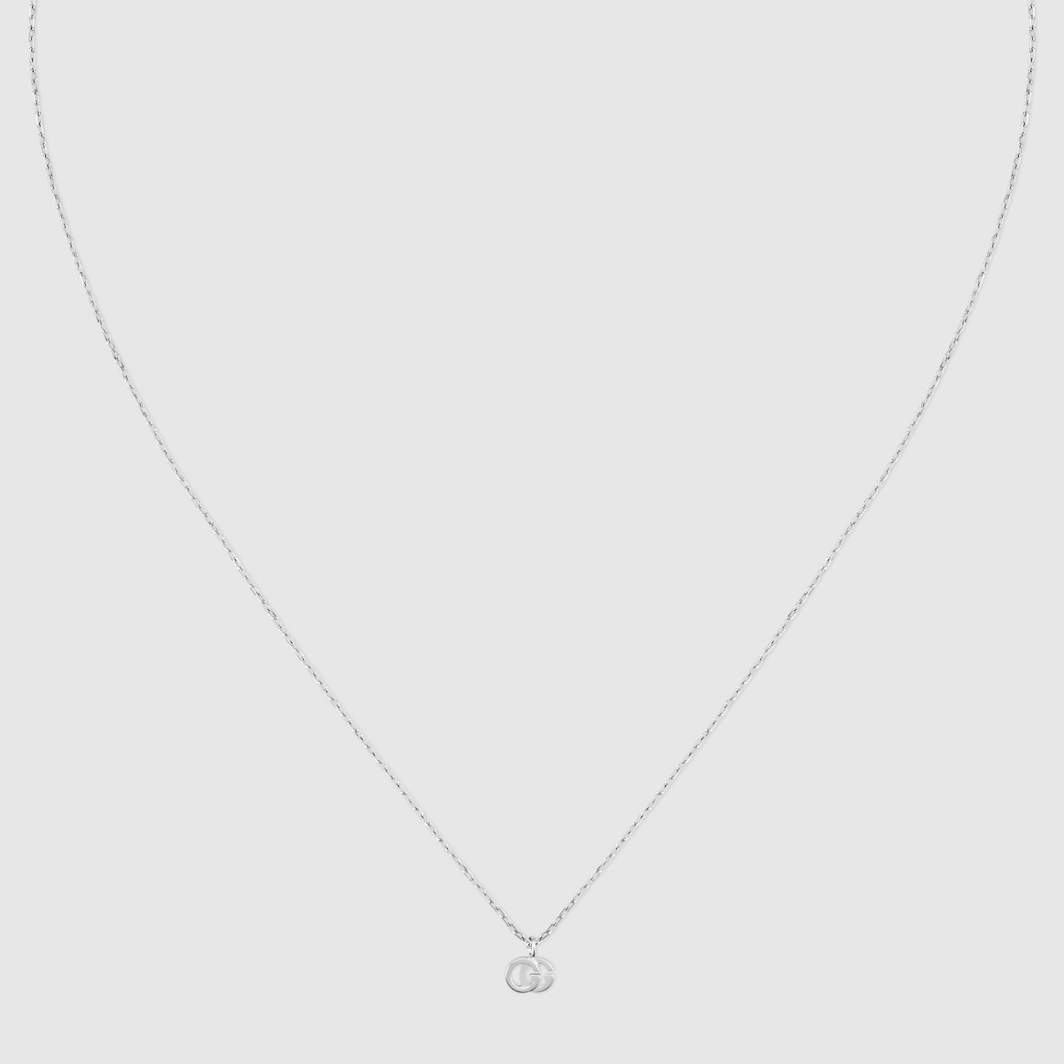 GG Running 18k necklace in white gold in 18k white gold | GUCCI® US