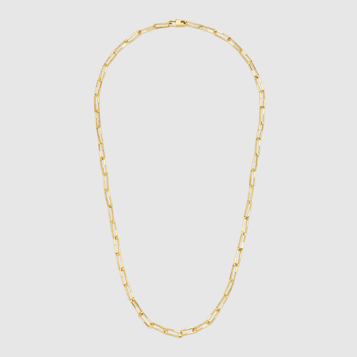 GUCCI ゴールドロゴチェーンネックレス Gucci スクリプト チェーン ネックレス ・イエローゴールド