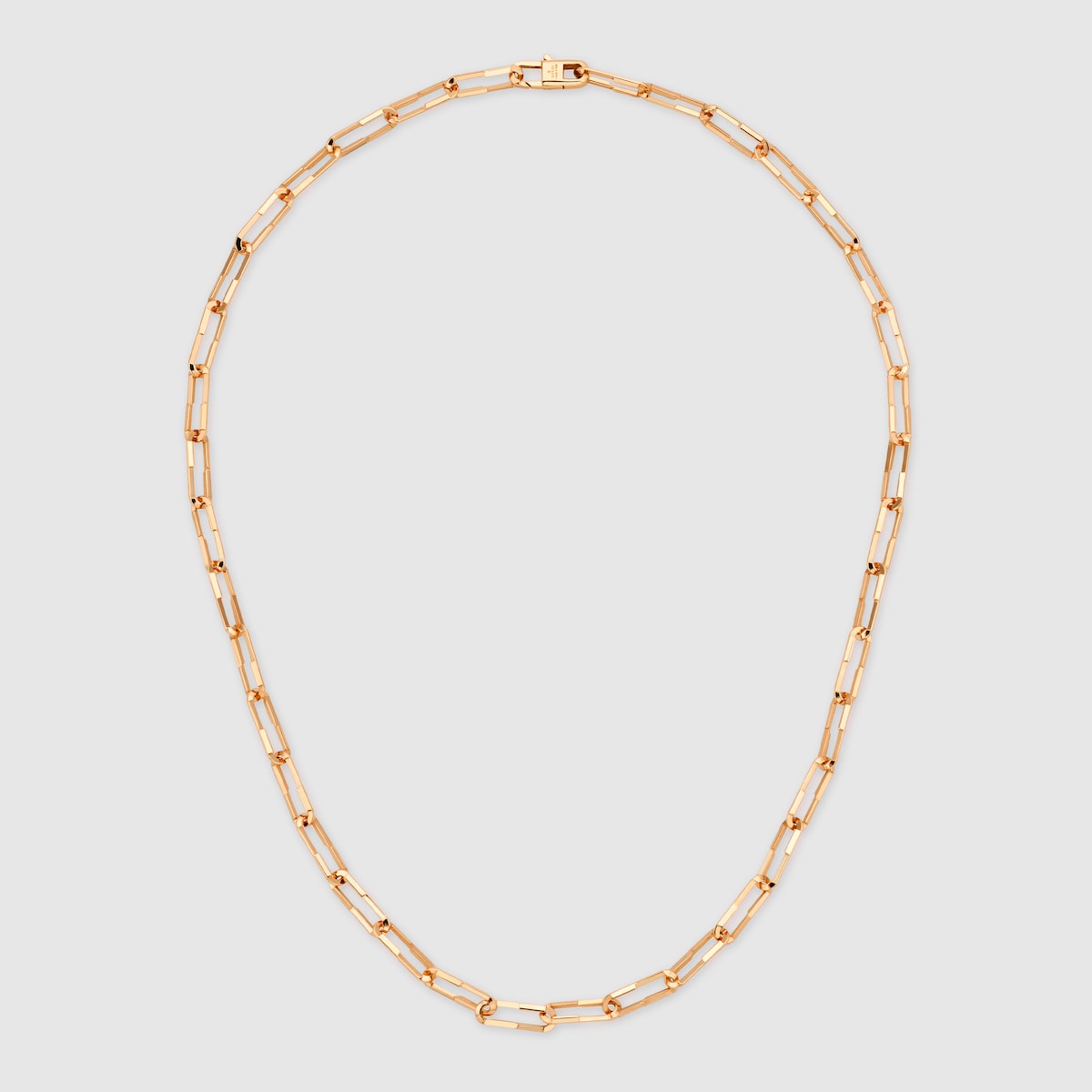 Gucci Link to Love 18k chain necklace in 18k rose gold | GUCCI® US