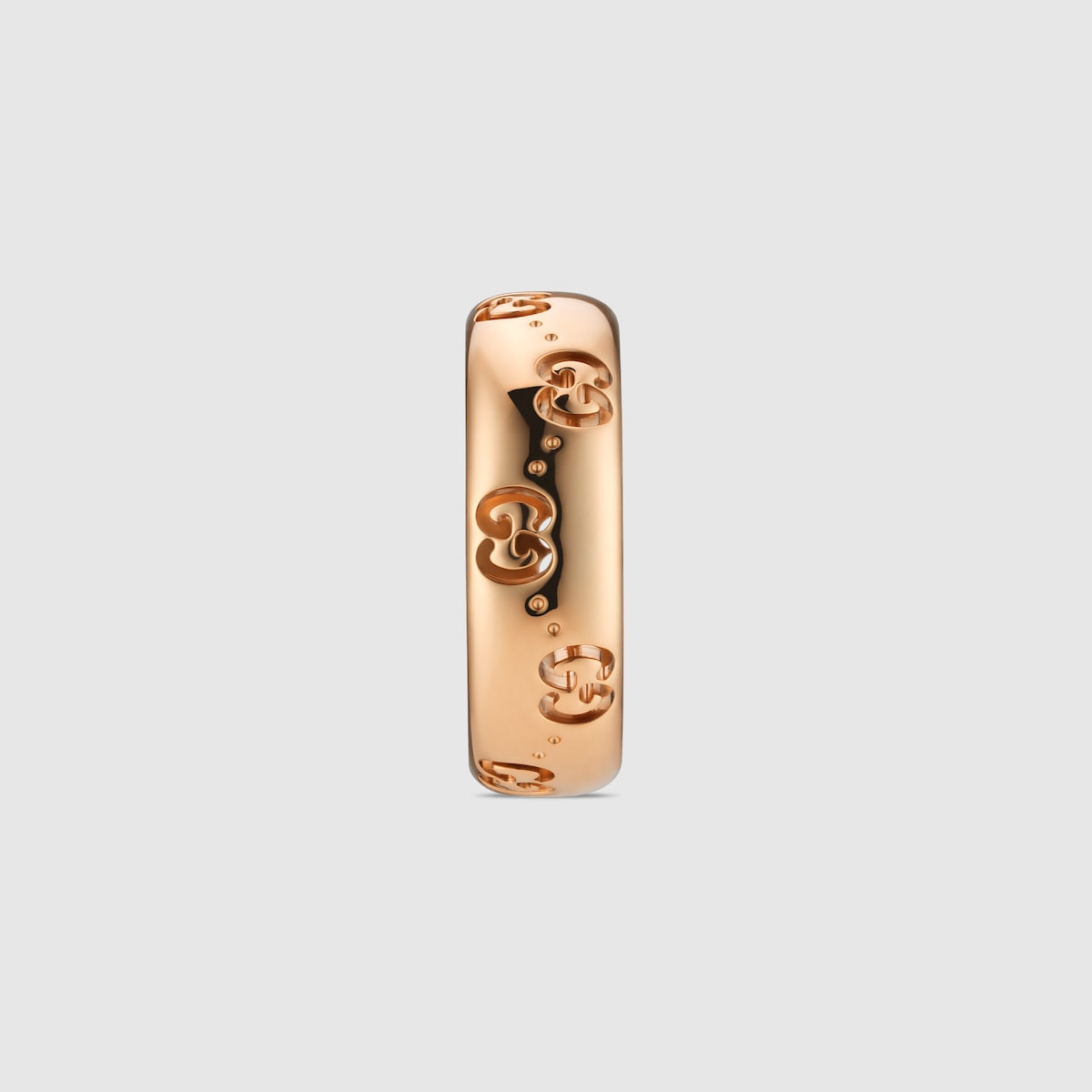 Icon 18k GG thin ring in 18k rose gold | GUCCI® US