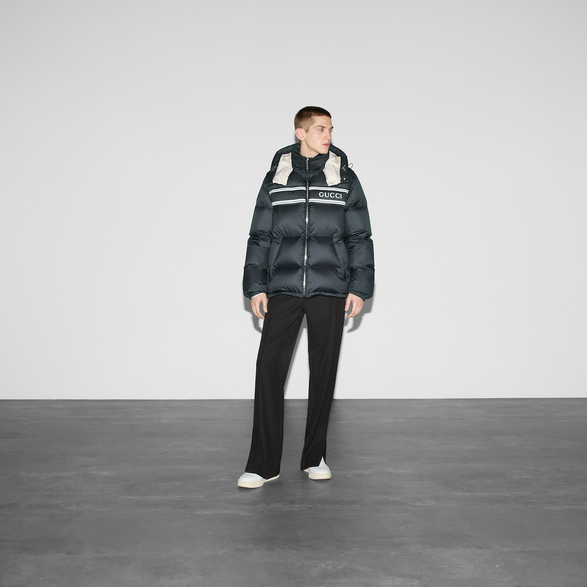 Gucci coat mens puffer on sale