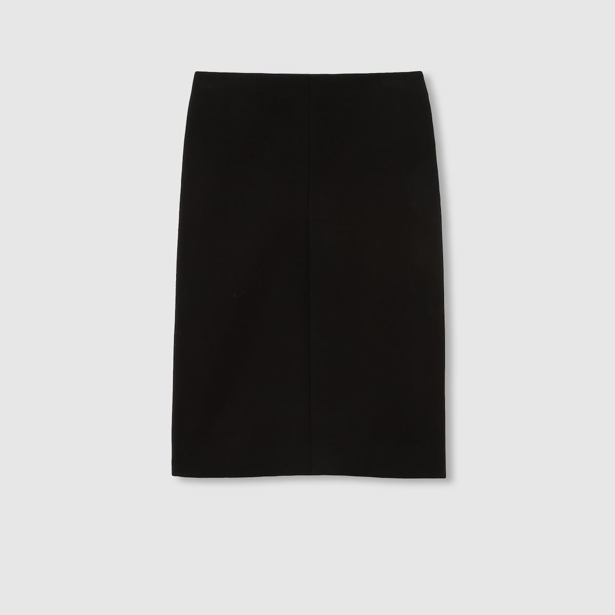 Wool crêpe skirt in black | GUCCI® BE
